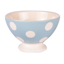 Mini bol pois 10 cm bleu