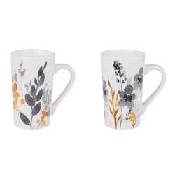 Coffret 2 mugs xxl 50 cl flora