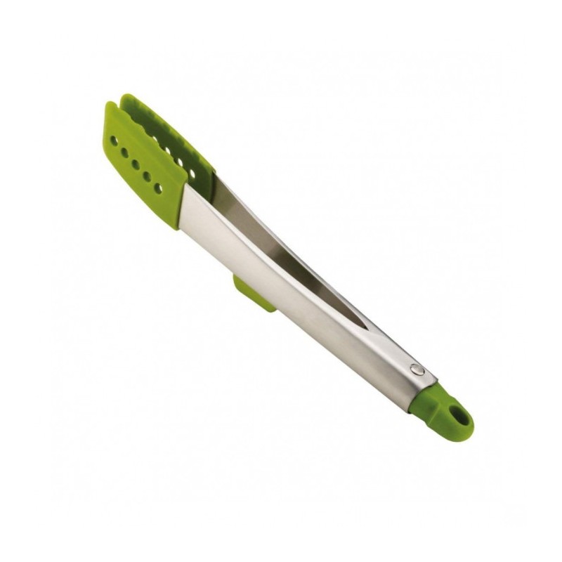 Pince alimentaire silicone/inox elevate vert