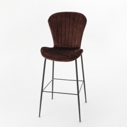 Chaise de bar Coquillage en...
