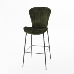 Chaise de bar Coquillage en...