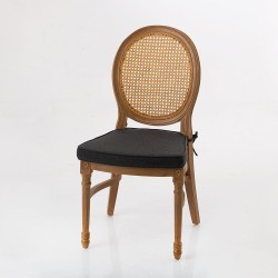 Chaise Stackable gris foncé...