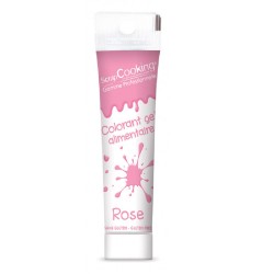 Colorant gel rose