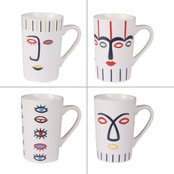 Coffret de 4 mugs 35 cl Awa