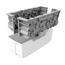 Kit buche Forêt 24x10 cm