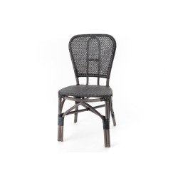 Chaise de bistrot Noir