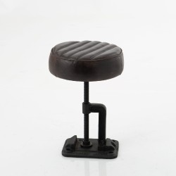 Tabouret en cuir