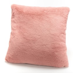 Coussin Luxe rose 50x50