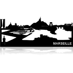 Plaque en métal Marseille...