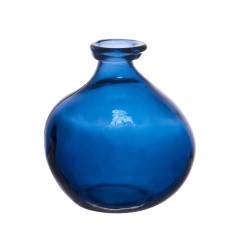 Vase Simplicity bleu 18 cm