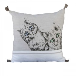 Coussin 45x45cm cats souris