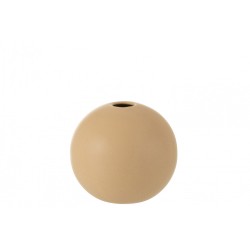 Vase boule céramique beige...