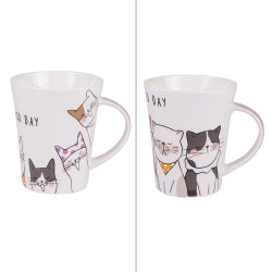 Coffret mug chat 39cl