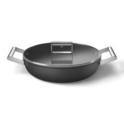 Sauteuse 28cm noire années 50