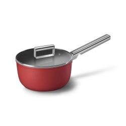 Casserole 20cm rouge années 50