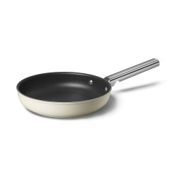 Poêle 28 cm crème années 50