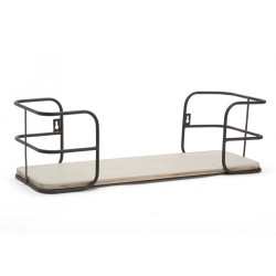 Etagère métal et bois 