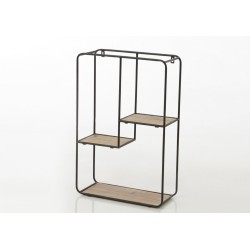 Etagère rectangle métal 3...