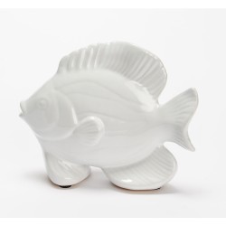 Poisson Gustave 18 cm blanc