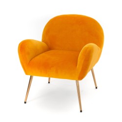 Fauteuils Lise jaune en...