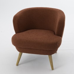 Fauteuil Dagmard Brique