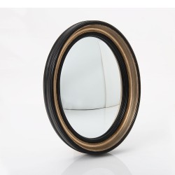 Miroir SORCIERE Noir Ovale 
