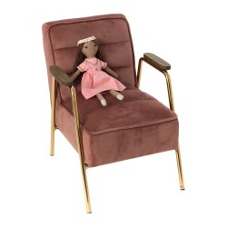 Fauteuil Hutch enfant rose