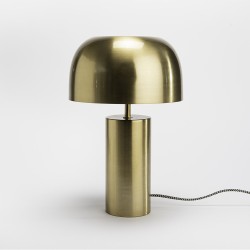 Lampe Bolet 38 cm doré en...