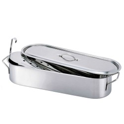 Poissonnière en inox avec...