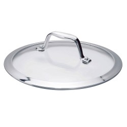 Couvercle en verre et inox...