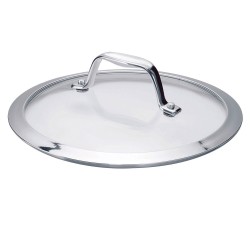 Couvercle en verre et inox...