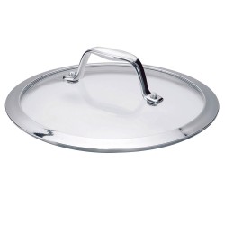 Couvercle en verre et inox...