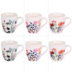 Coffret FLOR 6 tasses 23 cl