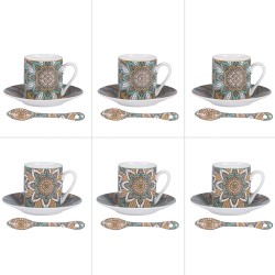 Coffret 6 tasses à café et...