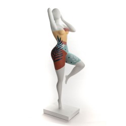 Statue femme Palma 80 cm blanc