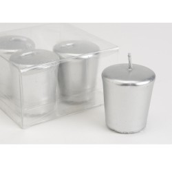 Lot de 4 bougies Votive 4,6...