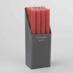 Bougie Flambeau corail 