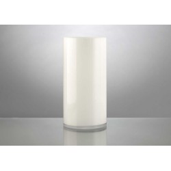Vase cylindrique 32 cm blanc 