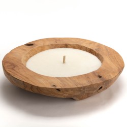 Bougie teck naturel XXL
