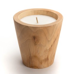 Bougie Teck Nora naturel 