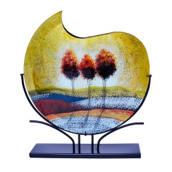 Vase vague sienne 50x48 cm