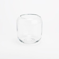 Vase transparent 17 cm en...