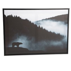 Toile montagne ours 50x70 cm