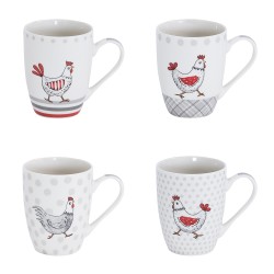 Coffret de 4 mugs jacquotte...