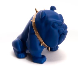 BULLDOG ORIGAMI BLEU MAT  -...