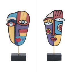 Masque tribal color 38 cm...
