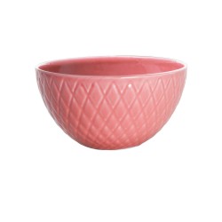 Saladier en faience diamon...