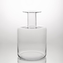 Vase bouteille design en verre