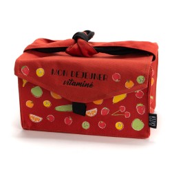 Sac déjeuner vitamine rouge  