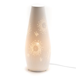 Lampe tube arrondi graminées